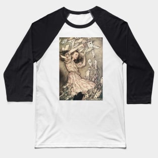 Alice’s Adventures in Wonderland by Arthur Rackham Baseball T-Shirt